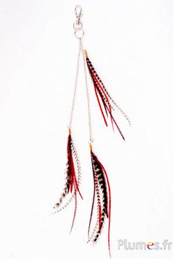 Pendentif Coq Léon - 25 cm - rouge